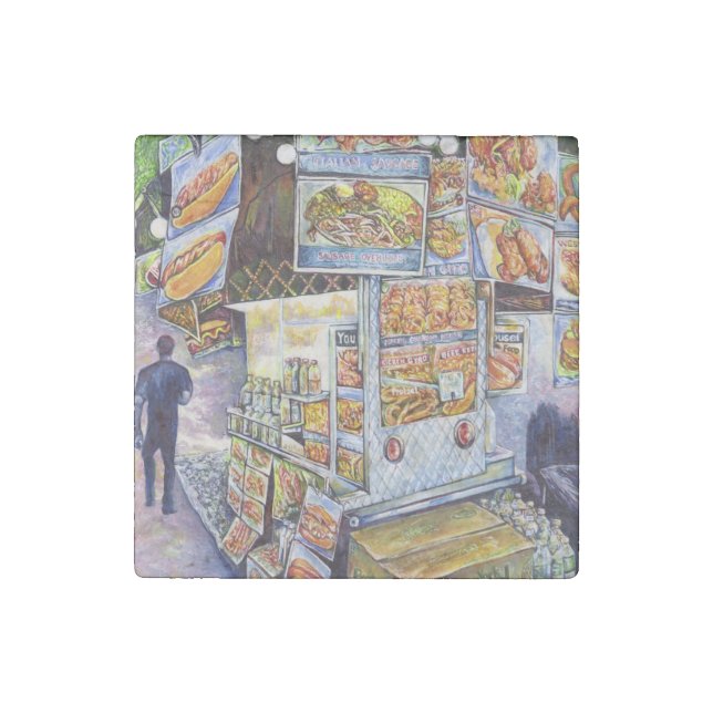 Extraordinary Artistic Workload Stone Magnet (Front)