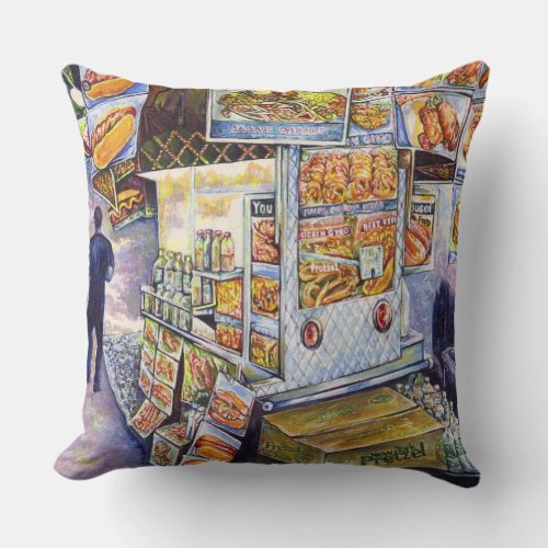 Extraordinary Artistic Workload Throw Pillow