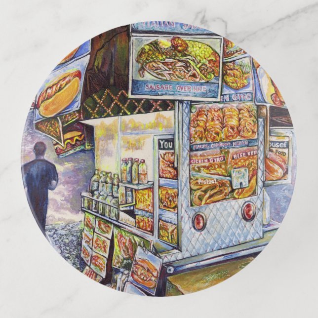 Extraordinary Artistic Workload Trinket Tray (Front)