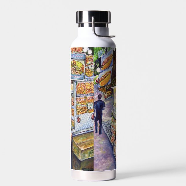 Extraordinary Artistic Workload Water Bottle (Left)