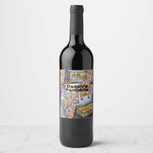 Extraordinary Artistic Workload Wine Label