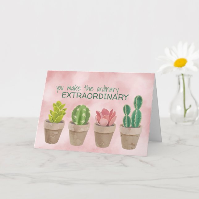 Extraordinary Card (Small Plant)