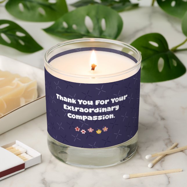 Extraordinary Compassion Thank You - Foster Care Scented Candle (Lit)