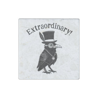 Extraordinary! large button stone magnet