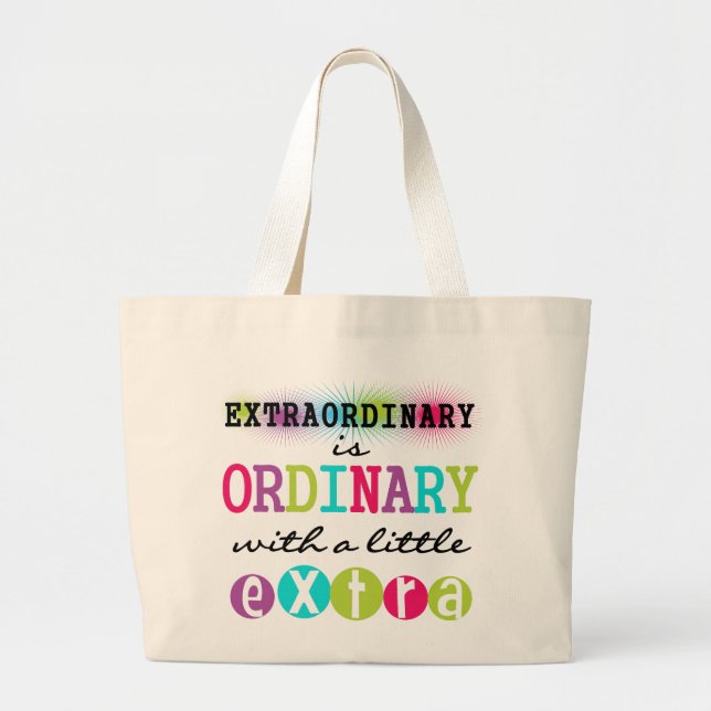 Extraordinary Large Tote Bag (Front)