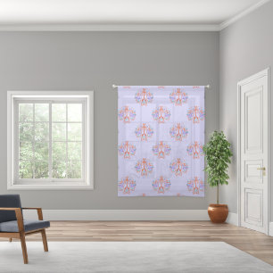 Extraordinary Spiritual Symbol Pattern 6 Sheer Curtains