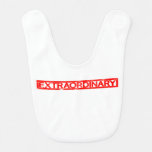 Extraordinary Stamp Baby Bib