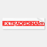 Extraordinary Stamp Bumper Sticker