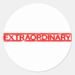 Extraordinary Stamp Classic Round Sticker