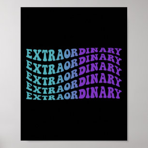 Extraordinary Suicide Prevention Mental Health Awa Poster