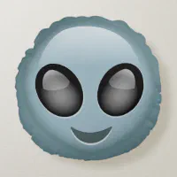 Alien emoji clearance pillow