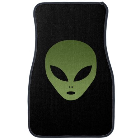 Extraterrestrial Alien Face Car Mat
