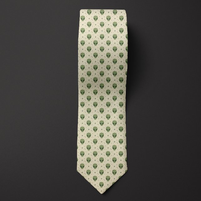 Extraterrestrial Alien  Neck Tie (Creator Uploaded)
