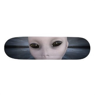 Extraterrestrial Alien Skateboard