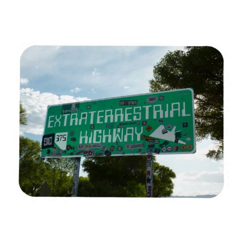 Extraterrestrial Highway Sign Rachel Nevada Magnet