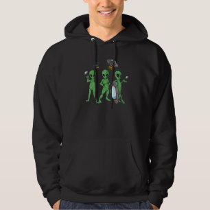 Extraterrestrial Ufo Believer Alien Abduction Ali Hoodie