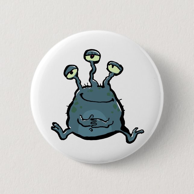extraterrestrian pinback button (Front)