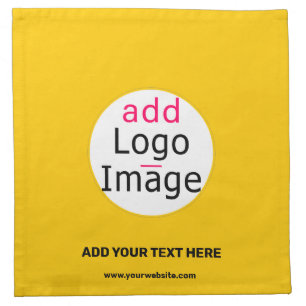 Extravagant Add Your Logo Promo Customizable Sunny Cloth Napkin