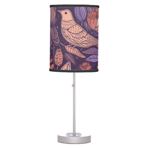 Extravagant Birds Journey Table Lamp