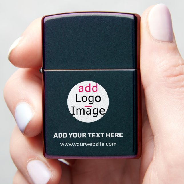 Extravagant Business Chic Custom Brand Logo  Zippo Lighter (In Hand)