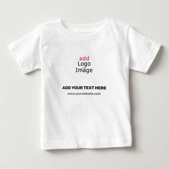 Extravagant Business Chic Customizable Logo   Baby T-Shirt (Front)