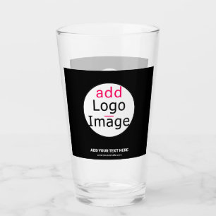 Extravagant Business Chic Customizable Logo Black Glass