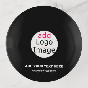 Extravagant Business Custom Brand Black Trinket Tray