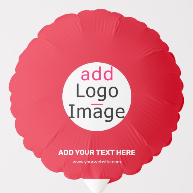 Extravagant Business Custom Brand Red Balloon (Front)