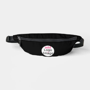 Extravagant Business Minimal Black Customizable Fanny Pack