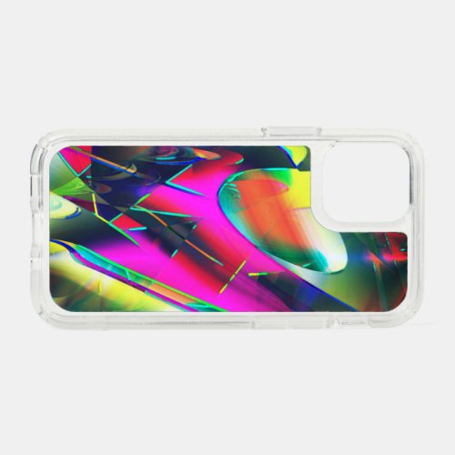 Extravagant colors of abstract and showy shapes    speck iPhone 12 mini case