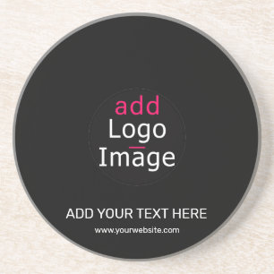 Extravagant Professional Business Custom Black Coaster