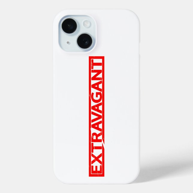 Extravagant Stamp Case-Mate iPhone Case (Back)