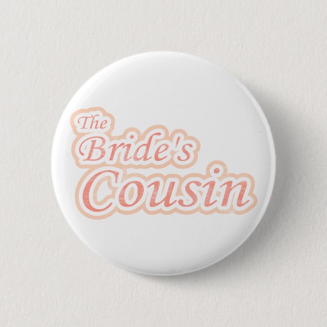 Extravaganza Bride's Cousin Melon Button (Front)