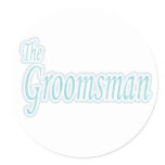 Extravaganza Groomsman Classic Round Sticker