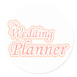 Extravaganza Wedding Planner Classic Round Sticker