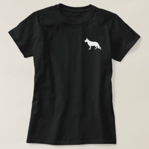 Extrem minimal 2 German Shepherd Dog illustrations T-Shirt