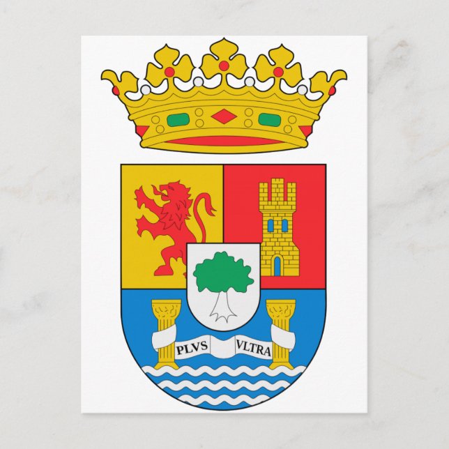 Extremadura (Spain)  Coat of Arms Postcard (Front)