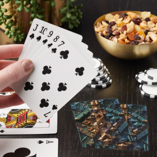 Extreme 3D Vertical Mosaic Poker Cards