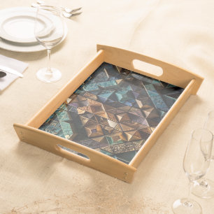 Extreme 3D Vertical Mosaic Serving Tray