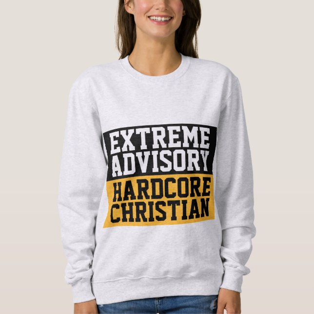 EXTREME ADVISORY HARDCORE CHRISTIAN T-SHIRTS (Front)