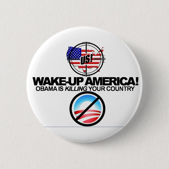 Extreme Anti Obama Jokes Button 01 (Front)