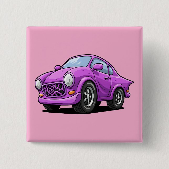 Extreme Bent Purple Auto Artwork  Button (Front)