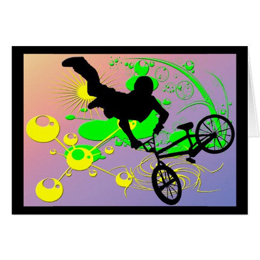 Extreme Biking Cards (Front Horizontal)