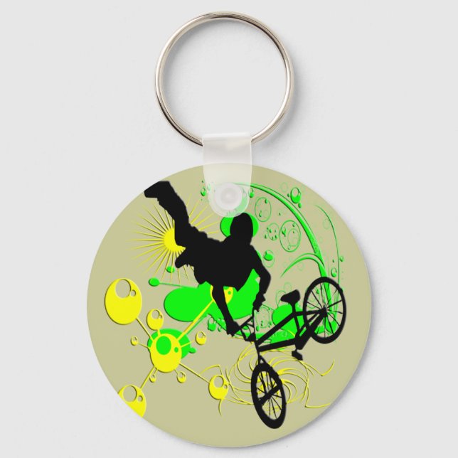 Extreme Biking Keychain (Front)