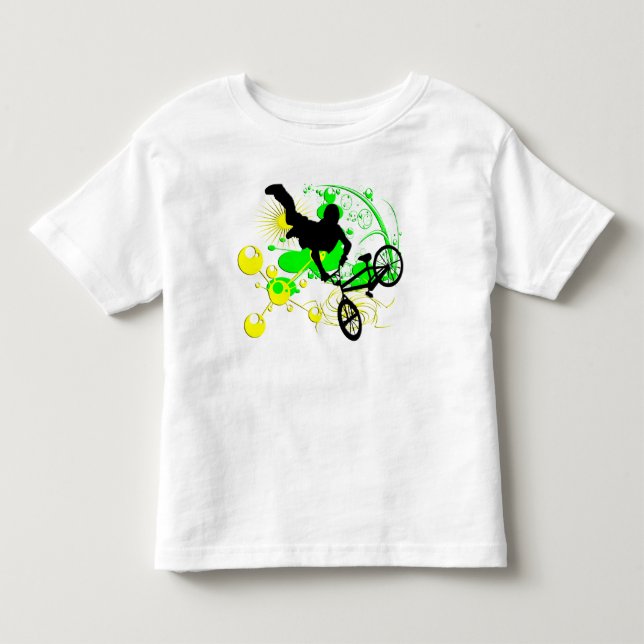 Extreme Biking Toddler T-shirt (Front)