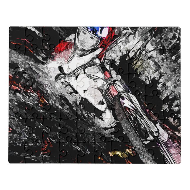 Extreme BMX Rider - Mountain Bike Racer  Jigsaw Puzzle (Puzzle Horizontal)