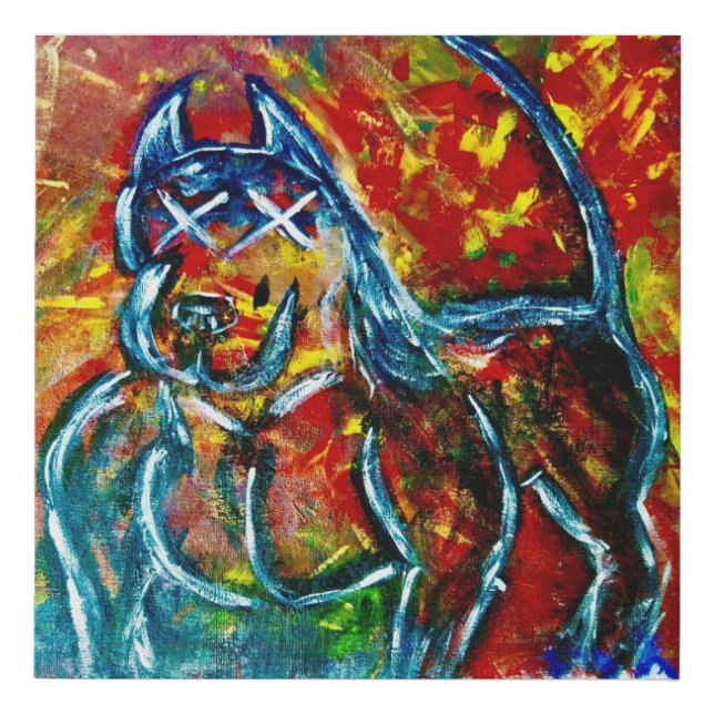 Extreme Bully Faux Canvas Print (Front)