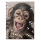 Smiling Monkey Notebook | Zazzle