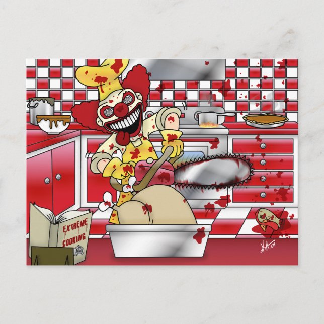 Extreme Cooking Postcard (Front)