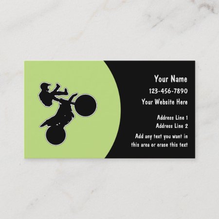 Extreme Cycling Business Cards